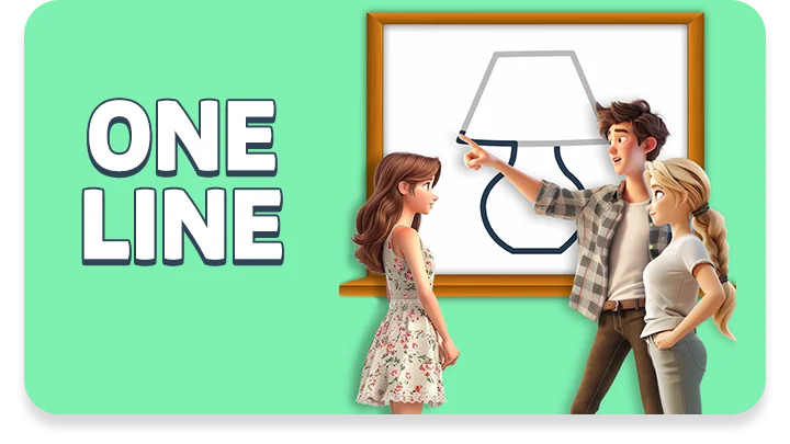 One Line: Drawing Puzzle Game